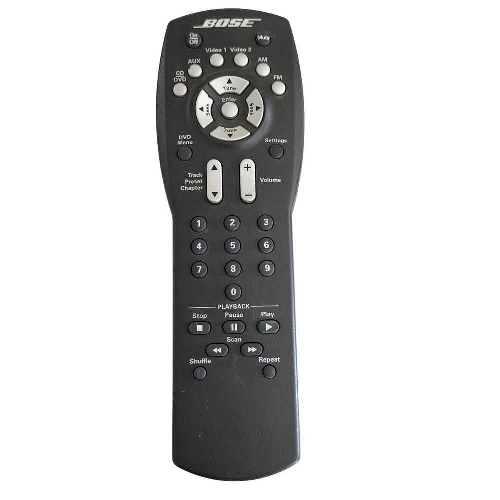 Bose Lifestyle Remote Control RC-P3 Charcoal Gray Excellent Multi-Device